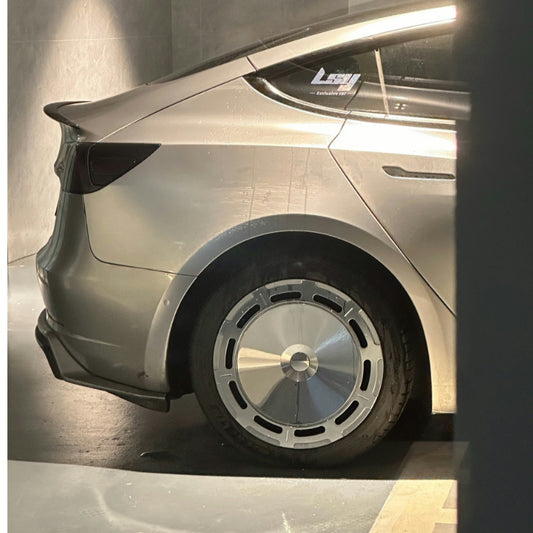 Fit for Tesla Model3-Bright Metal Silver